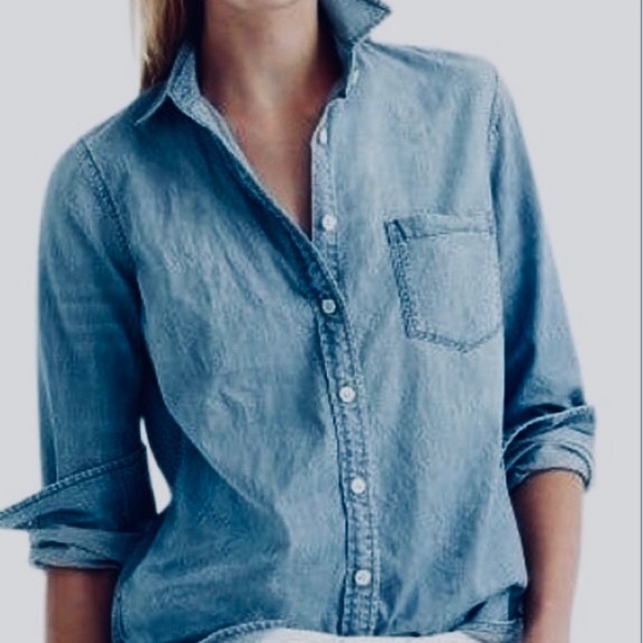 J. Crew Tops - J. Crew denim shirt NWOT